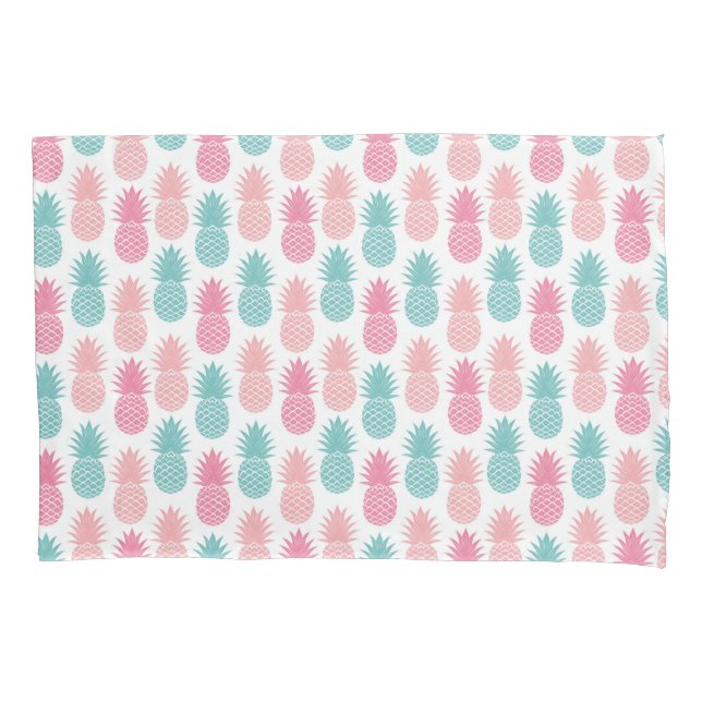 Vintage Pineapple Pattern Pillowcase (Front-Left)