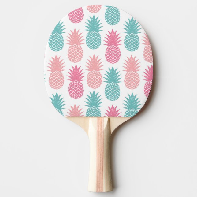 Vintage Pineapple Pattern Ping Pong Paddle (Front)