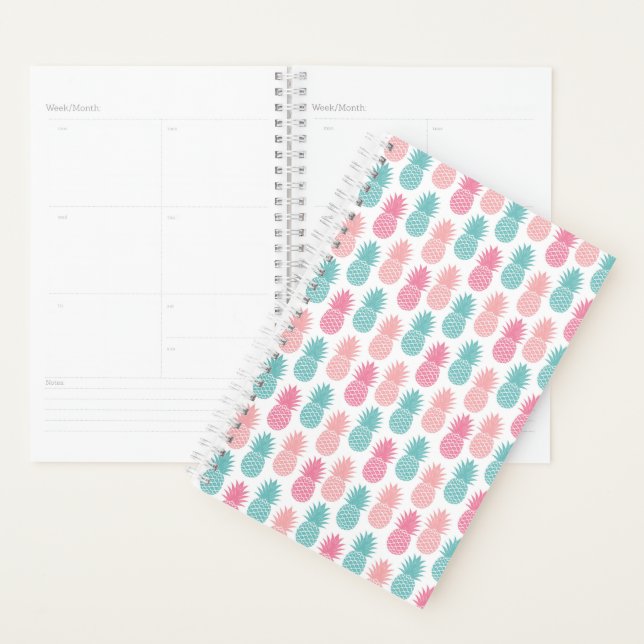 Vintage Pineapple Pattern Planner (Display)