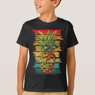 Vintage Pineapple Skull  T-Shirt