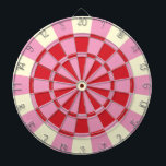 Vintage Pink And Red<br><div class="desc">Vintage Pink And Red Dart Board</div>