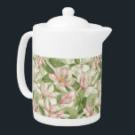 Vintage Pink and White Magnolias<br><div class="desc">Beautiful pink and white magnolia flowers cover this resembling a vintage wallpaper pattern.  Very sweet and romantic cottagecore design,  perfect for any décor.</div>
