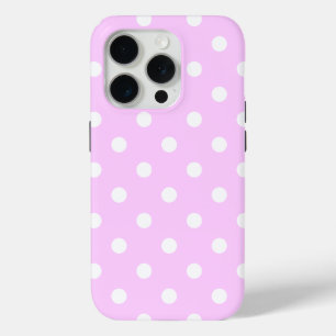 Vintage Pink - Beautiful Colour With Polka Dots iPhone 15 Pro Case