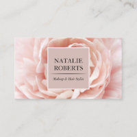 Vintage Pink Floral Elegant Beauty Salon & Spa