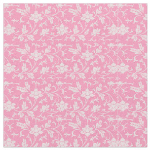 Vintage Pink Floral Fabric