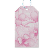 Vintage pink flowers print