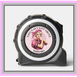 Vintage Pink Gal's Got Drive Name 1<br><div class="desc">Have fun with this one -- that gal definitely has drive -- looking lovely and serious in pink.  Great gift for some special lady in your life.  Any design questions just send an email or a chat to charmdesignstudio@rcn.com and we'll be delighted to assist.</div>