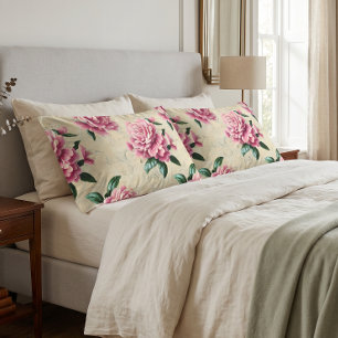 Vintage Pink Gardenias Pillowcase