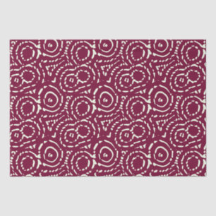 Vintage Pink Geometric Abstract  Tissue Paper