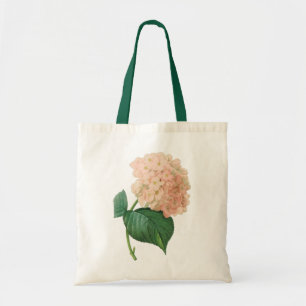 Vintage Pink Hydrangea Hortensia Flower by Redoute Tote Bag