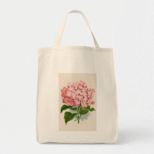 Vintage Pink Hydrangea Tote Bag