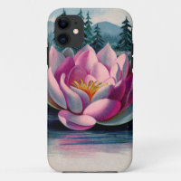 Vintage Pink Lotus Flower