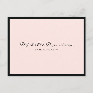 Vintage Pink Makeup and Beauty Postcard