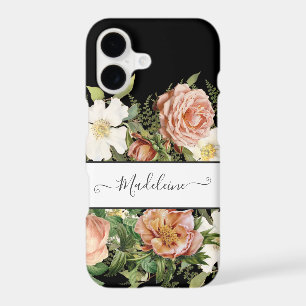 Vintage Pink n White Floral w Girly Flowers