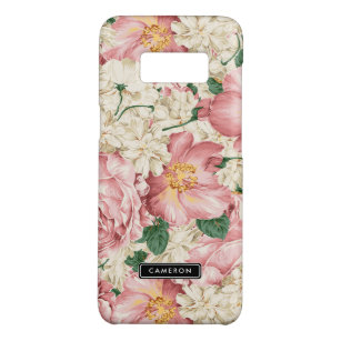 Vintage Pink Peonies and Ivory Hydrangeas Custom Case-Mate Samsung Galaxy S8 Case
