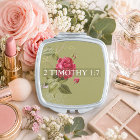 Vintage Pink Rose with Bible Verse Gift