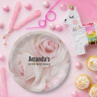 Vintage Pink Roses Elegant Bouquet Birthday