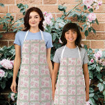 Vintage Pink Roses Patchwork Apron<br><div class="desc">Vintage pink roses and lace patchwork apron. Fill your home with Victorian flair and romance. Sophisticated, feminine and elegant.</div>