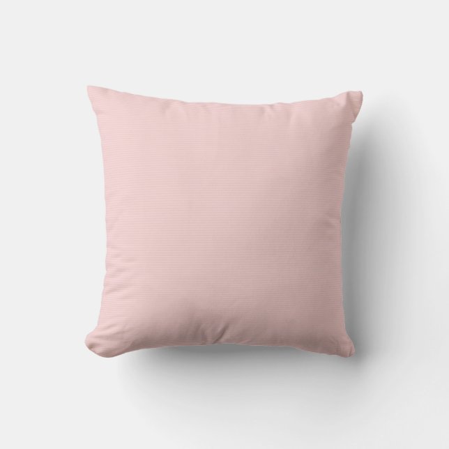Vintage Pink Striped Coquette  Cushion (Front)