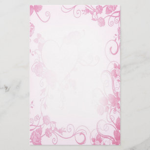 Vintage Pink & White Wedding Stationery