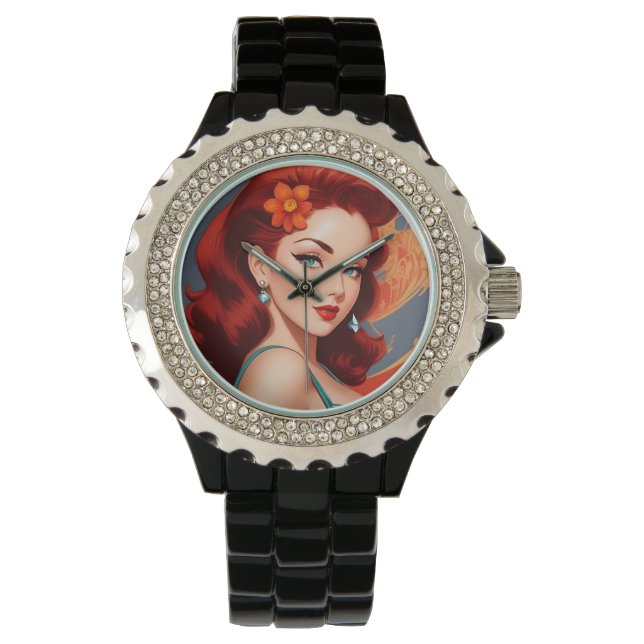 Vintage Pinup Watch (Front)