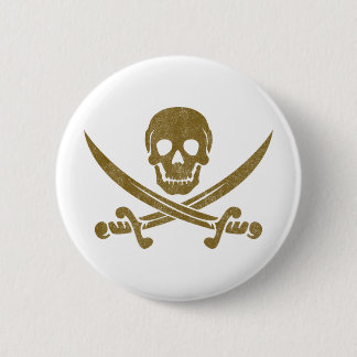 Vintage Pirate 6 Cm Round Badge