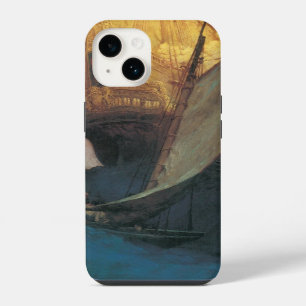 Vintage Pirate, Attack on a Galleon by Howard Pyle iPhone 14 Case