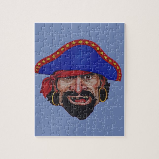 Vintage Pirate Jigsaw Puzzle (Vertical)
