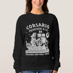 Vintage Pirate Linocut Shirt - Corsario Privateers