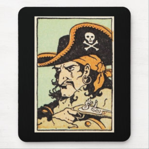 Vintage Pirate Mouse Pad