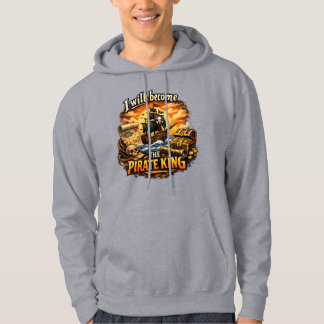 Vintage Pirate Ship Sailing the Open Sea – Nautica Hoodie