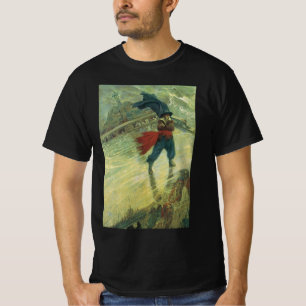 Vintage Pirate, The Flying Dutchman by Howard Pyle T-Shirt