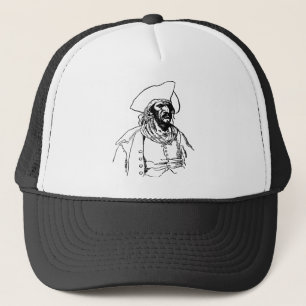 Vintage Pirates, a Buccaneer Sketch by Howard Pyle Trucker Hat