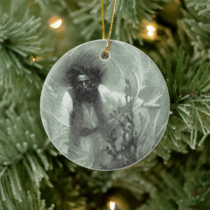 Vintage Pirates, Captain Goldsack by Howard Pyle Ceramic Tree Decoration