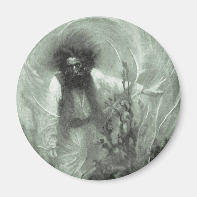 Vintage Pirates, Captain Goldsack by Howard Pyle Magnet (Front)