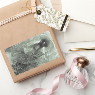 Vintage Pirates, Captain Goldsack by Howard Pyle Rectangular Sticker