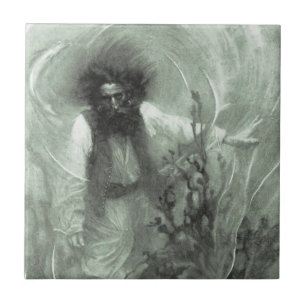 Vintage Pirates, Captain Goldsack by Howard Pyle Tile