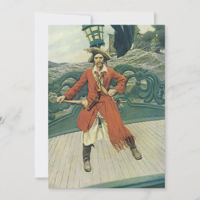 Vintage Pirates, Captain Keitt by Howard Pyle (Front)