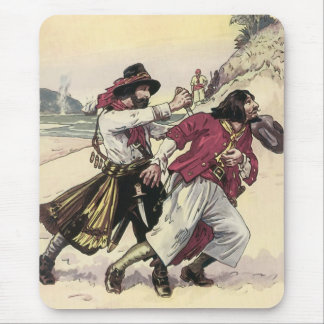 Vintage Pirates, Duel till the Death on the Beach Mouse Pad