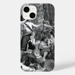 Vintage Pirates Fighting and Drinking on the Ship Case-Mate iPhone 14 Case