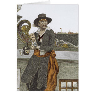 Vintage Pirates, Kidd on Deck of Adventure Galley