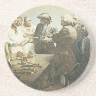 Vintage Pirates, Preparing for Mutiny by NC Wyeth Coaster