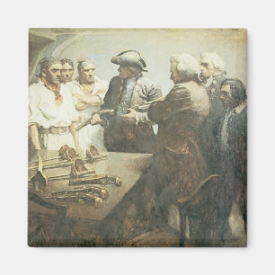 Vintage Pirates, Preparing for Mutiny by NC Wyeth Magnet