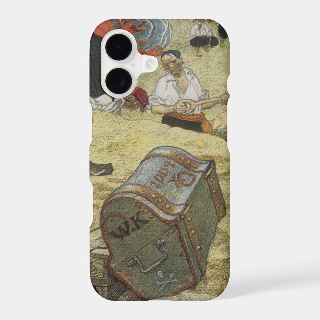 Vintage Pirates, William Kidd Burying Treasure (Back)