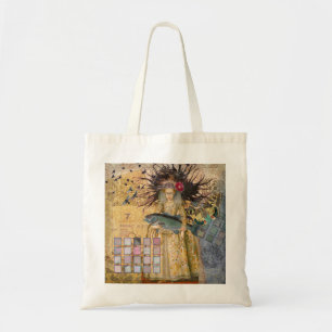 Vintage Pisces Fish Woman Gothic Classic Tote Bag
