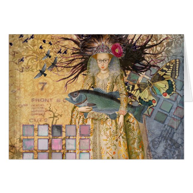 Vintage Pisces Woman Gothic Classic  (Front Horizontal)