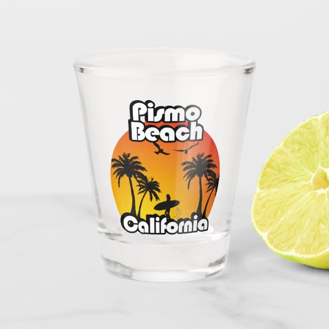 Vintage Pismo Beach California Shot Glass (Front)