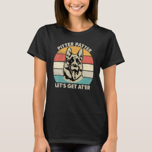 Vintage Pitter Patter German Shepherd Pitter Patte T-Shirt