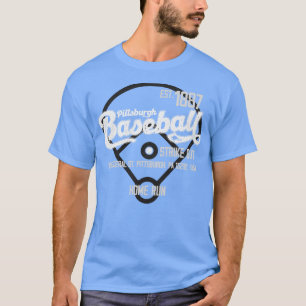 Vintage Pittsburgh Baseball Est 1887 Baseball Fan T-Shirt