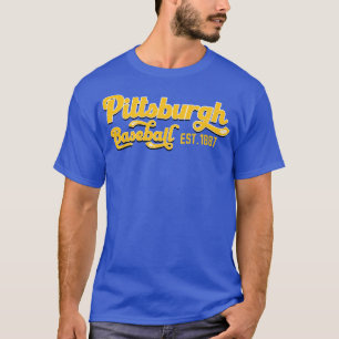 Vintage Pittsburgh Baseball Est 1887 Baseball Love T-Shirt